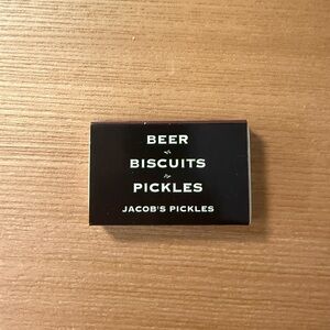 Jacob's Pickles Matchbook